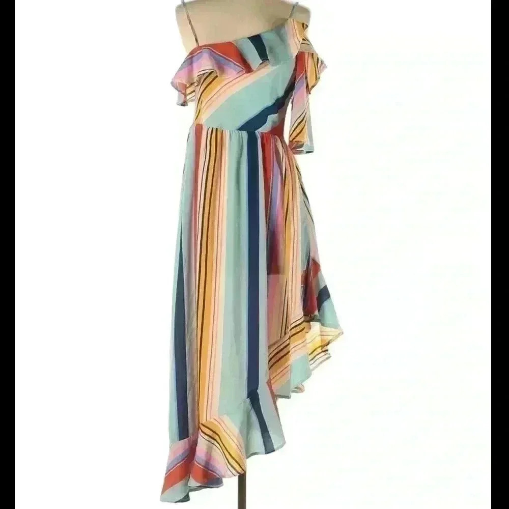Boohoo Asymmetrical Dress Spring Size 6